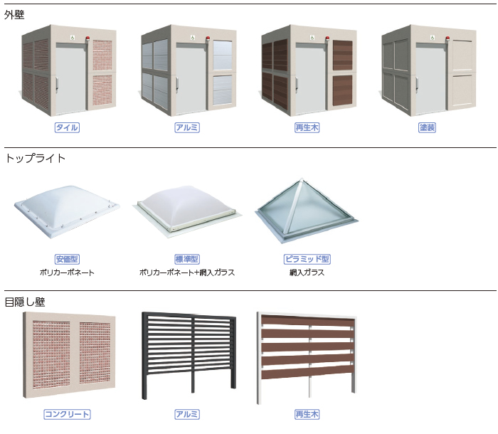 各種デザインプラン